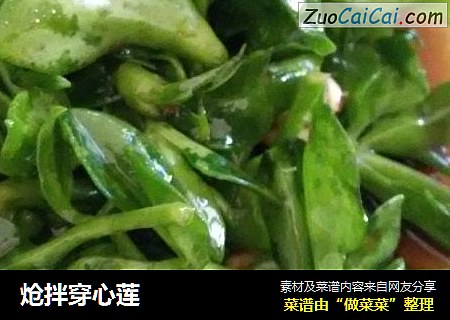 炝拌穿心莲