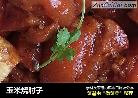 玉米烧肘子