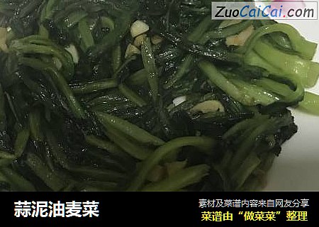 蒜泥油麦菜