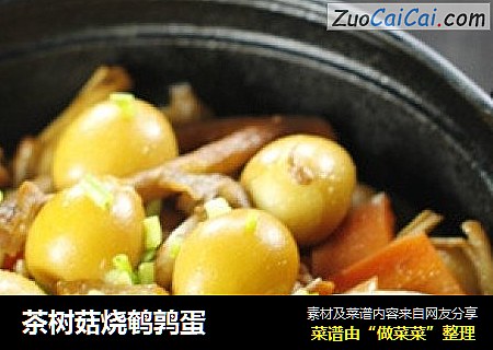 茶树菇烧鹌鹑蛋