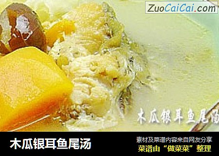 木瓜银耳鱼尾汤