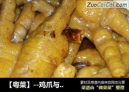 【粤菜】--鸡爪与黄豆的完美搭配