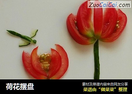 荷花摆盘