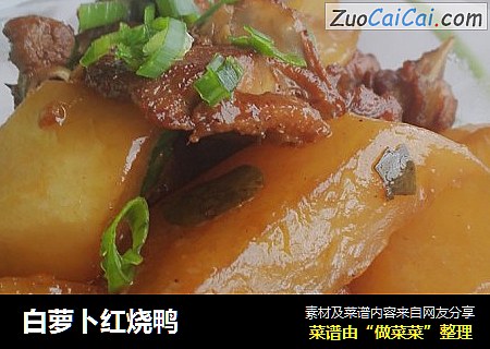 白萝卜红烧鸭