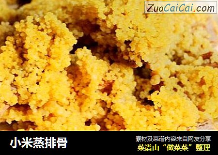 小米蒸排骨