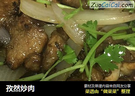 孜然炒肉