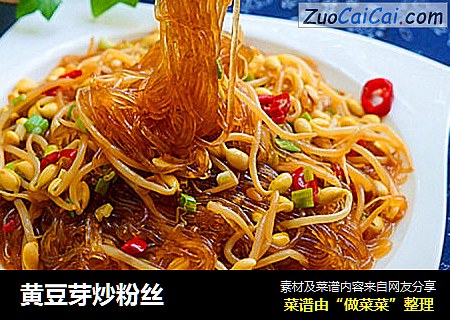 黄豆芽炒粉丝
