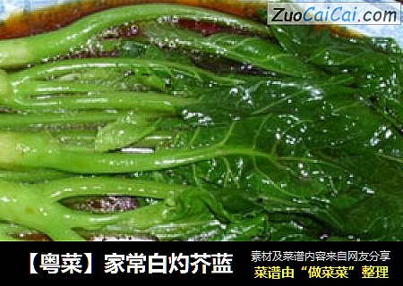 【粤菜】家常白灼芥蓝