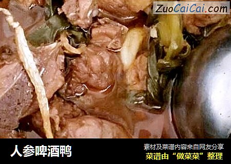 人参啤酒鸭