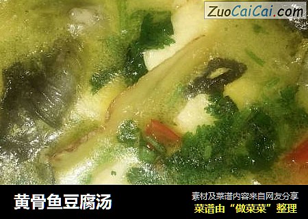 黄骨鱼豆腐汤