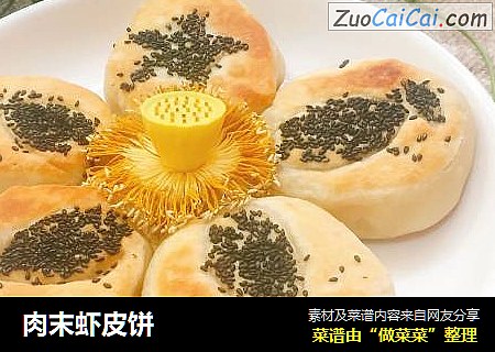 肉末虾皮饼