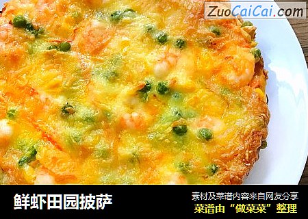 鲜虾田园披萨