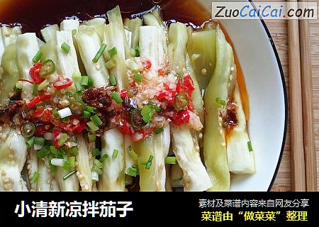 小清新凉拌茄子