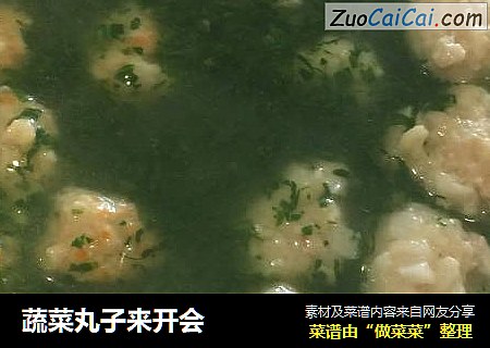 蔬菜丸子来开会