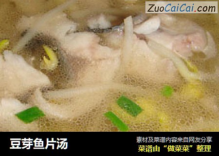 豆芽鱼片汤