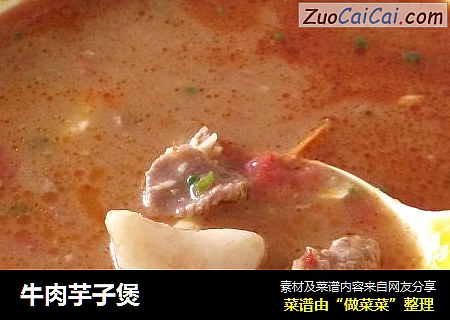 牛肉芋子煲