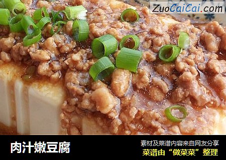 肉汁嫩豆腐