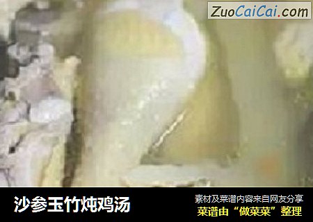 沙参玉竹炖鸡汤
