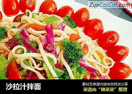 沙拉汁拌面