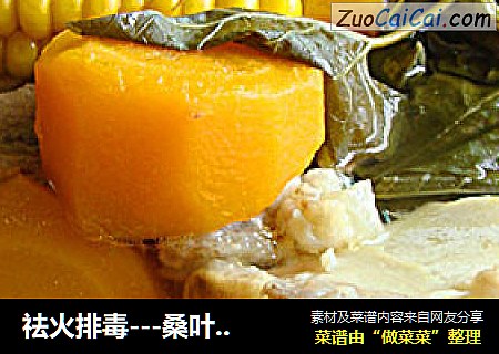 祛火排毒---桑叶胡萝卜玉米猪骨汤