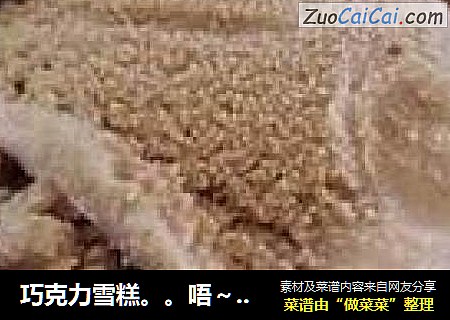 巧克力雪糕。。唔～好凉快！