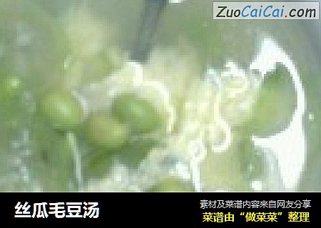 丝瓜毛豆汤