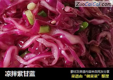凉拌紫甘蓝