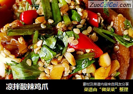 凉拌酸辣鸡爪