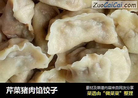 芹菜猪肉馅饺子