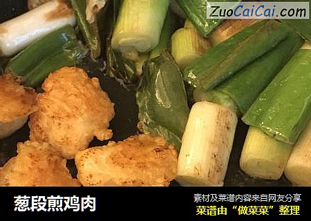 葱段煎鸡肉