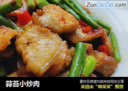 蒜苔小炒肉