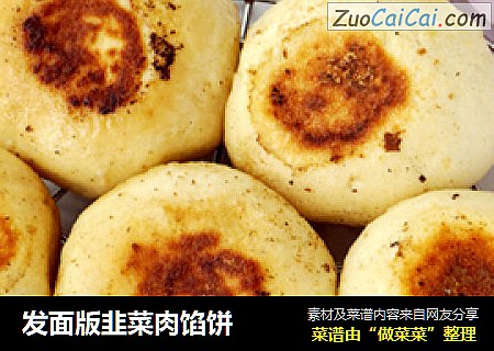 发面版韭菜肉馅饼