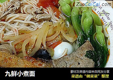 九鲜小煮面