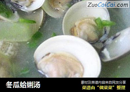 冬瓜蛤蜊汤