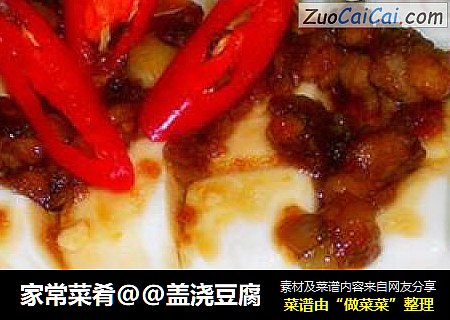 盖浇豆腐