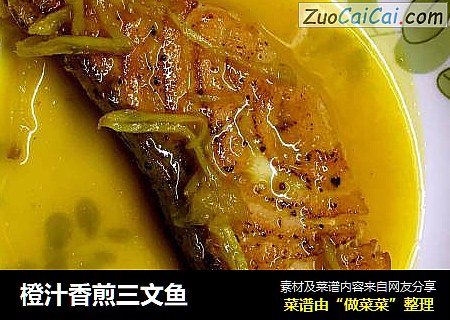 橙汁香煎三文鱼
