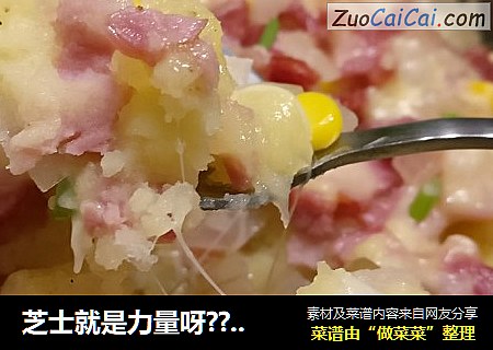 芝士就是力量呀??培根芝士焗土豆泥