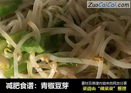 减肥食谱：青椒豆芽