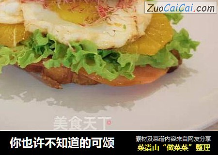 你也许不知道的可颂