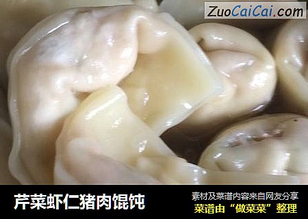芹菜虾仁猪肉馄饨