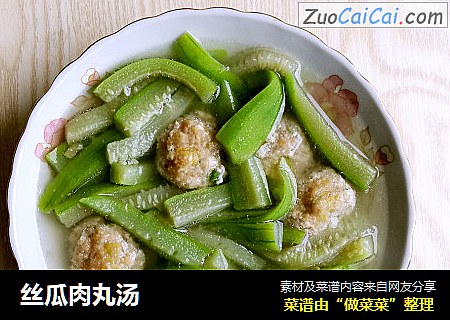 丝瓜肉丸汤