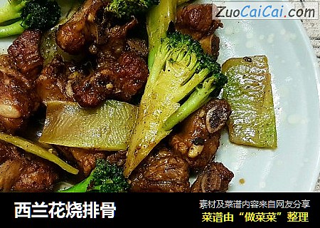 西兰花烧排骨