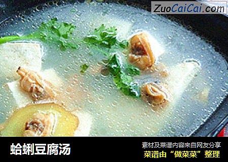 蛤蜊豆腐汤