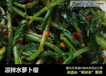 凉拌水萝卜缨