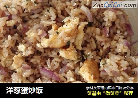 洋葱蛋炒饭