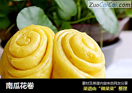 南瓜花卷