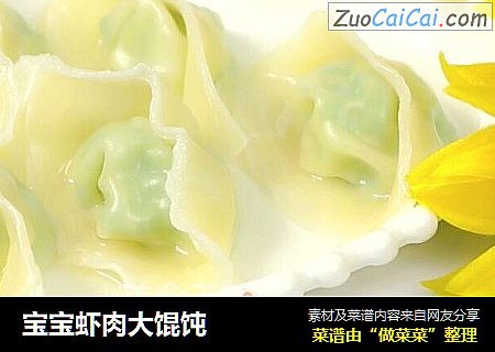 宝宝虾肉大馄饨
