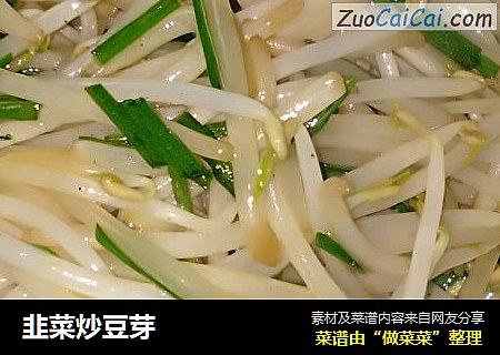 韭菜炒豆芽