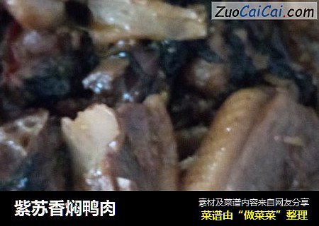 紫苏香焖鸭肉