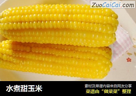 水煮甜玉米